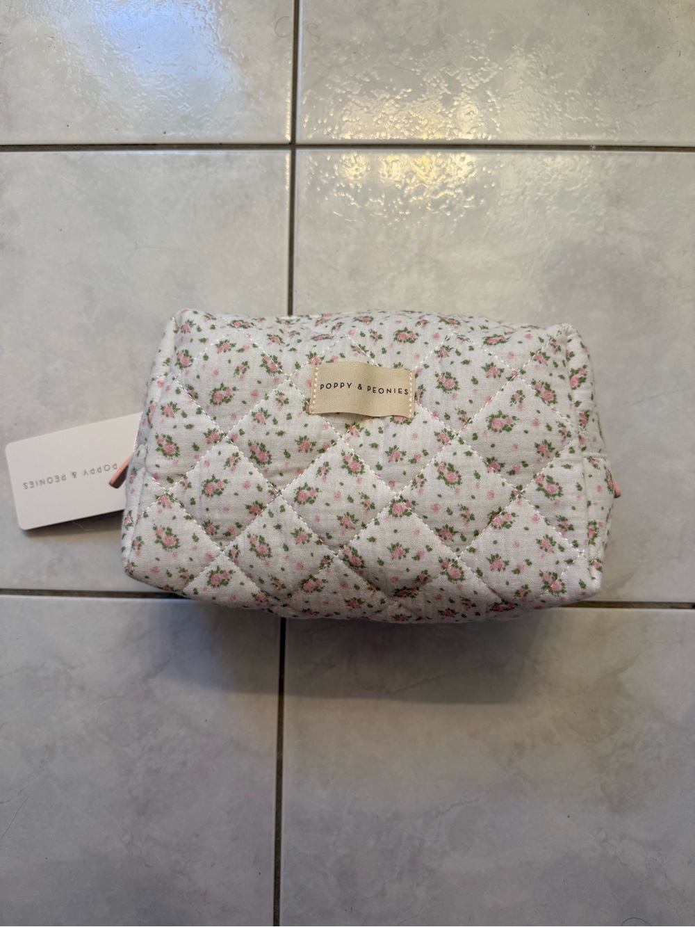 Poppy & Peonies Apres Ski Large Cosmetic Bag